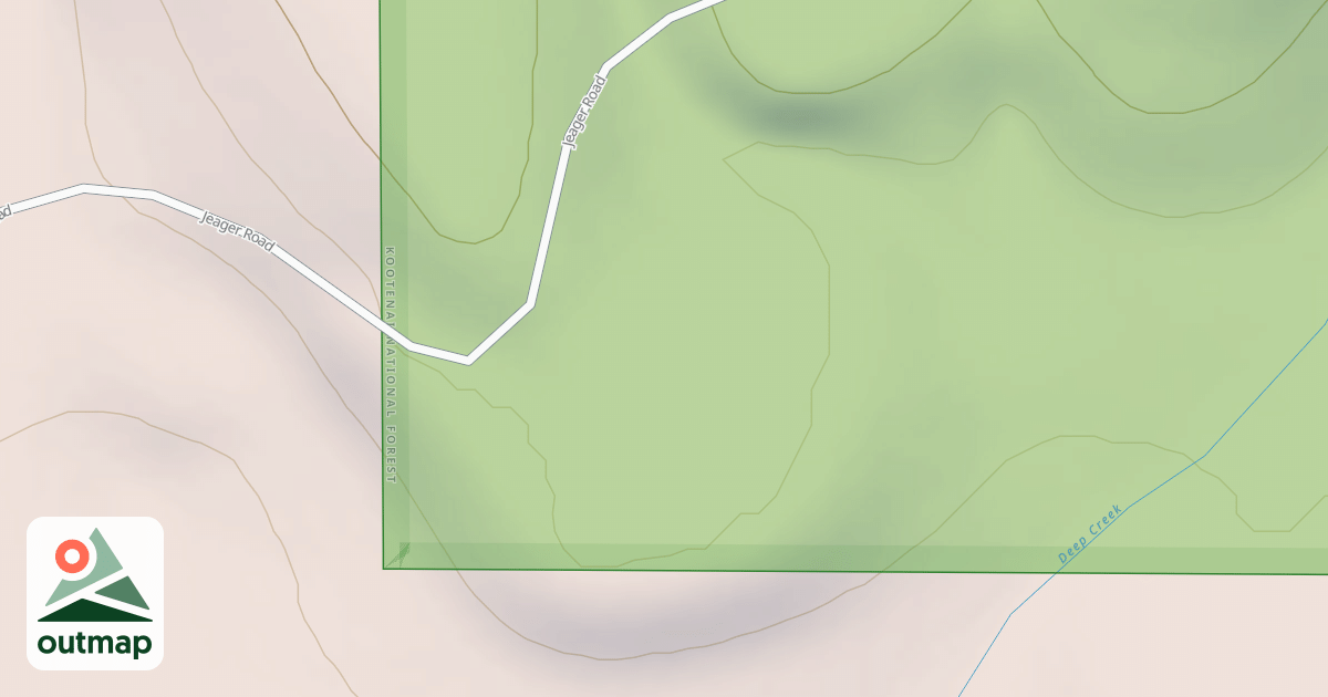 Map of DEEP CREEK A