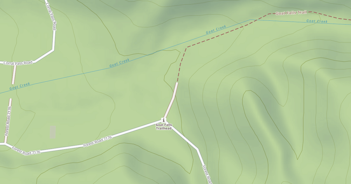 Map preview of TRAILHEAD ACCESS