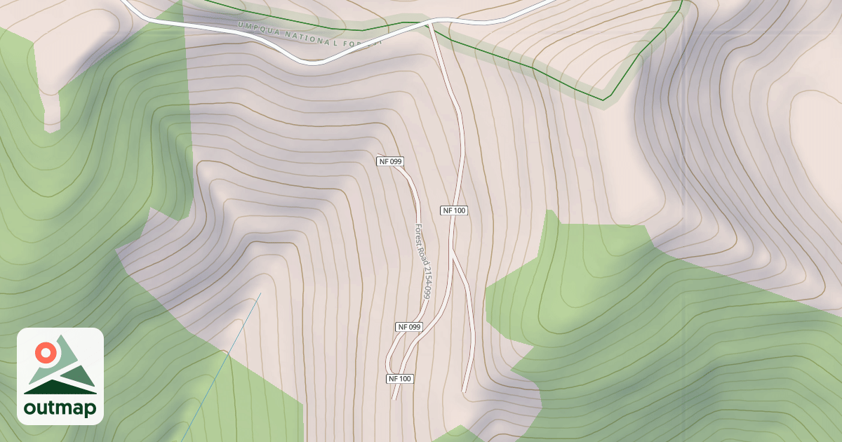 Map of CALAPOOYIA RIDGE T.S.