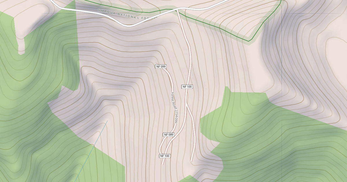 Map preview of CALAPOOYIA RIDGE T.S.