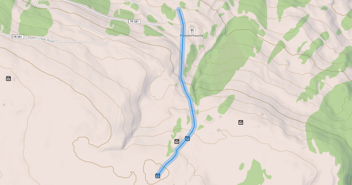 Map preview of West Fork