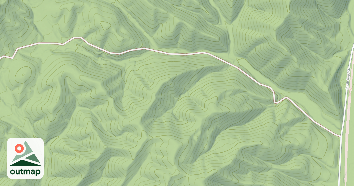 Map of ONE MILE ROAD