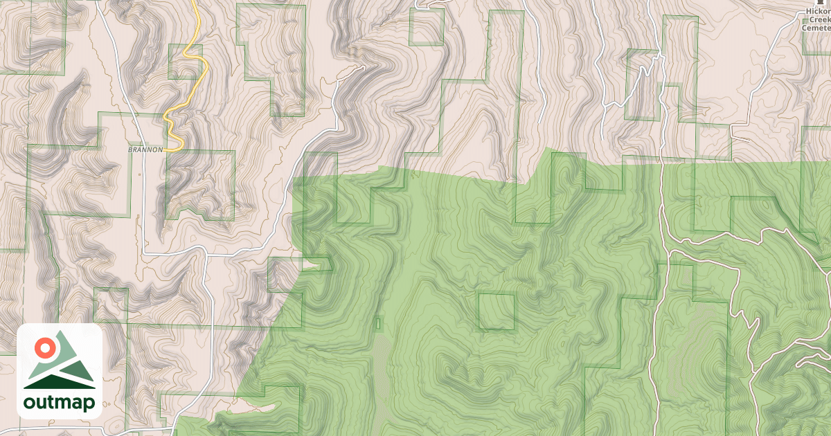 Map of DELANEY CREEK A