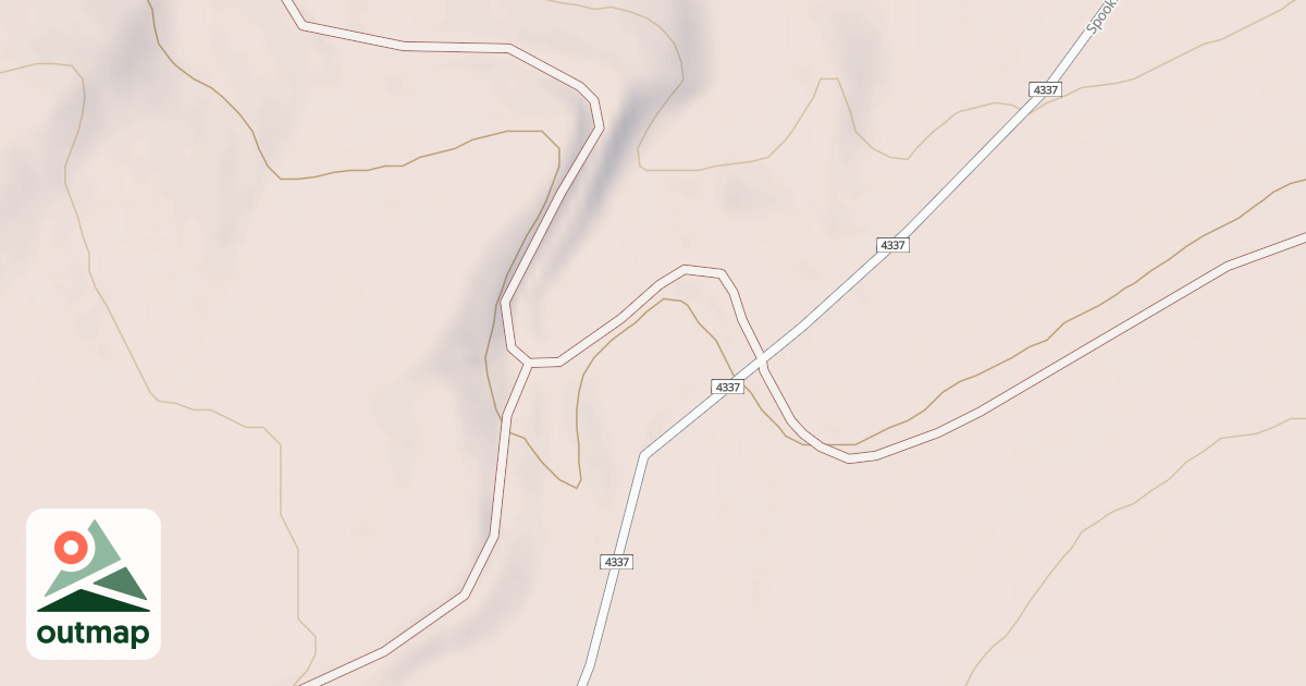 Map of LOST PRAIRIE CREEK
