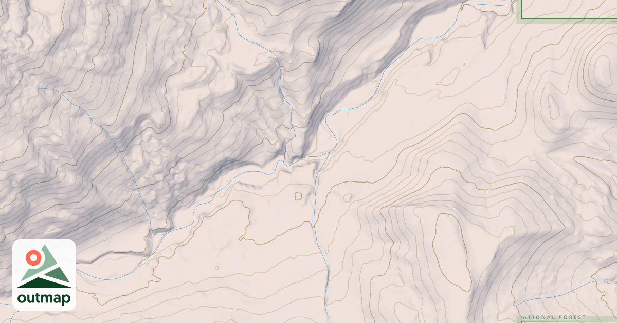 Map of NORTH FORK DUPUYER CREEK
