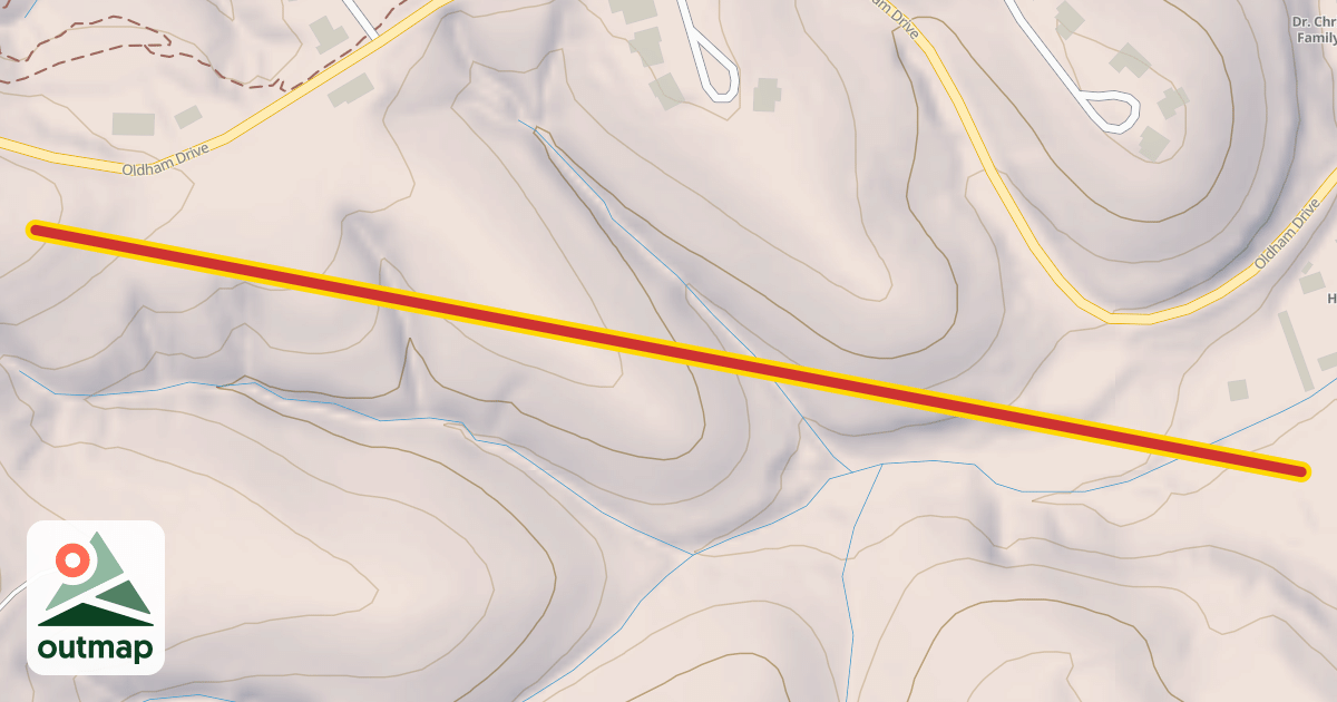 Map of OZ Trails Bike Park Chairlift