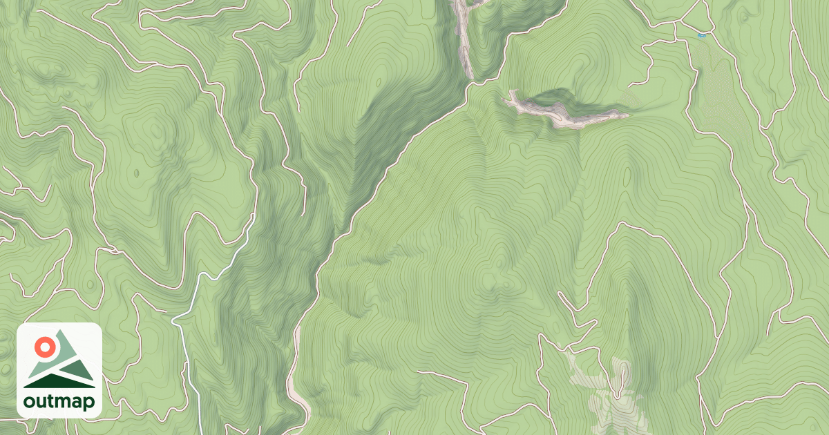Map of East Pipe/big Creek  Snowmobl