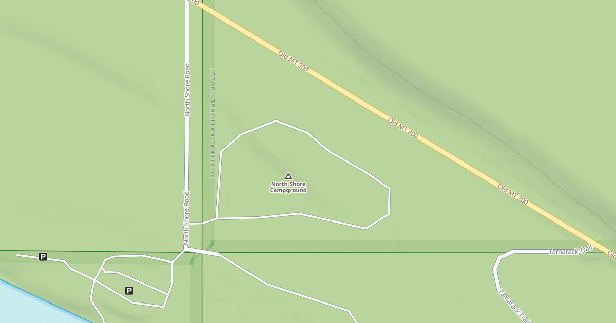 Map preview of NORTH SHORE CG A