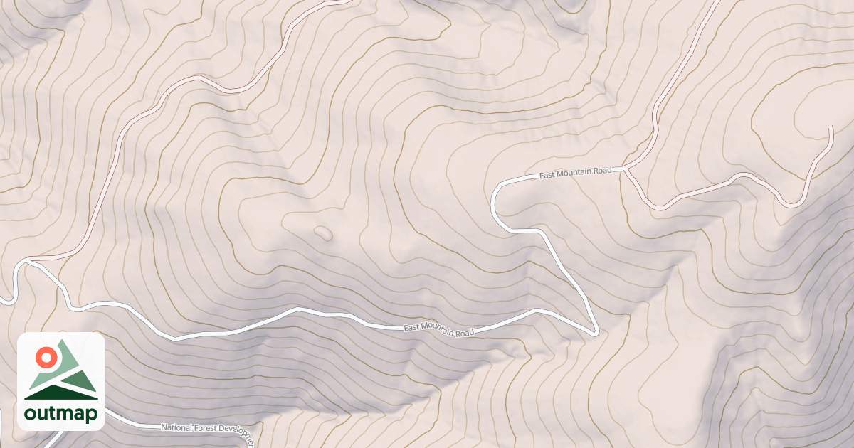 Map of EAST MOUNTAIN LOOKOUT