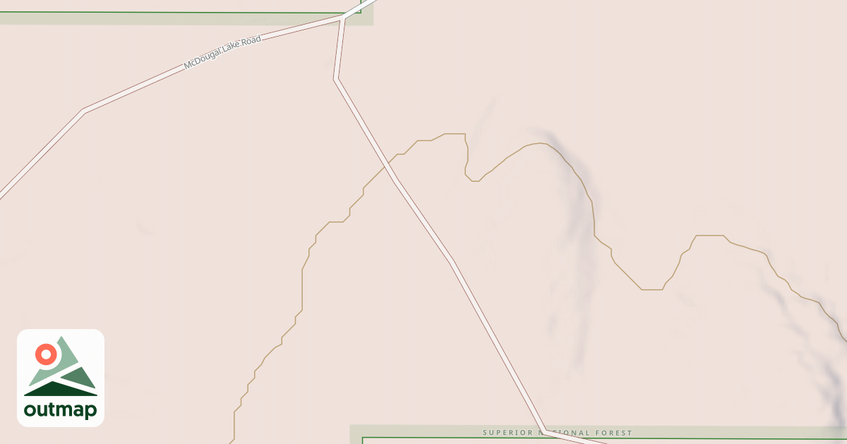 Map of MCDOUGAL LAKE SPUR F