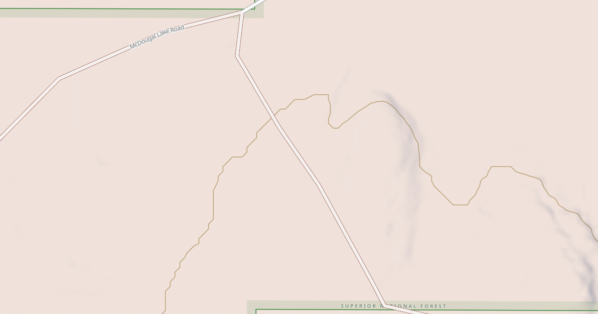 Map preview of MCDOUGAL LAKE SPUR F