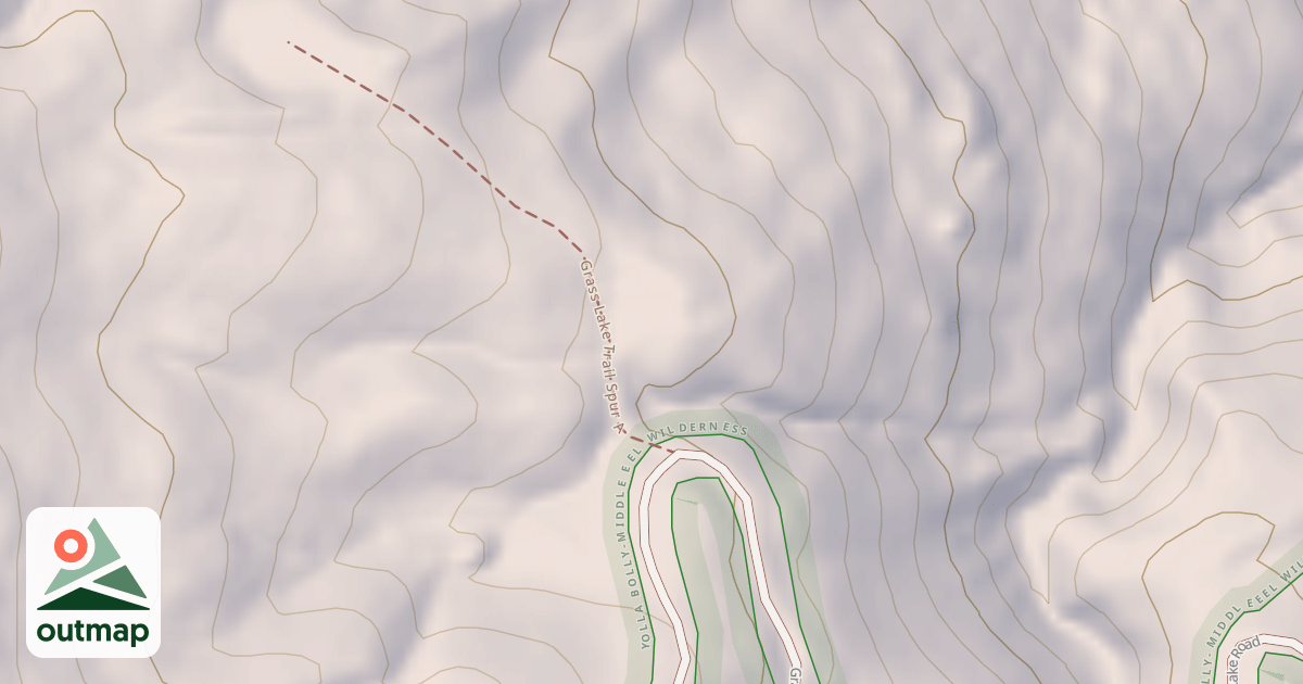 Map of GRASS LAKE SPUR A