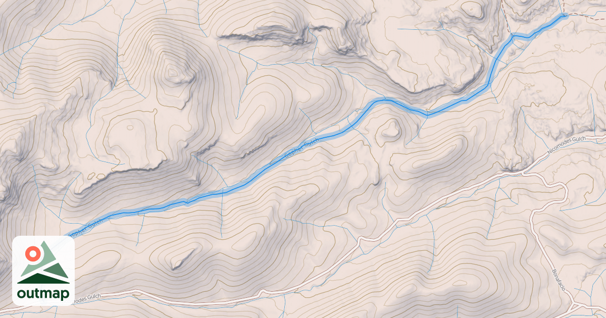 Map of Gopher Gulch