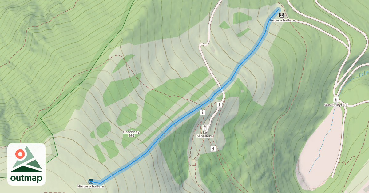 Map of Le stade de slalom