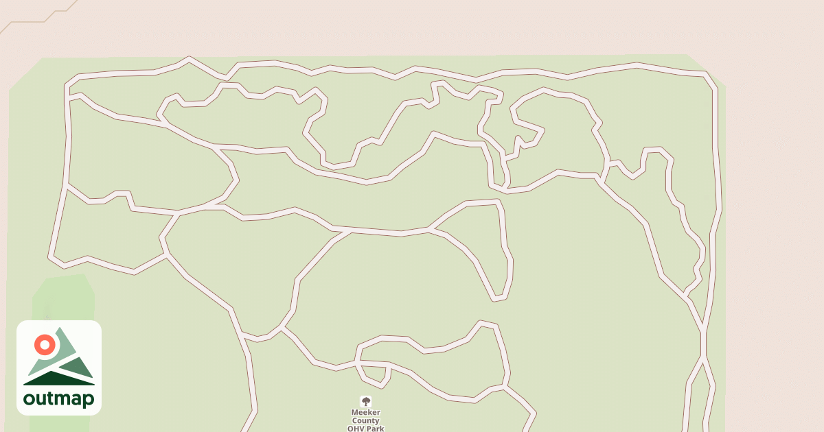 Map of Meeker County ATV/OHM Trails