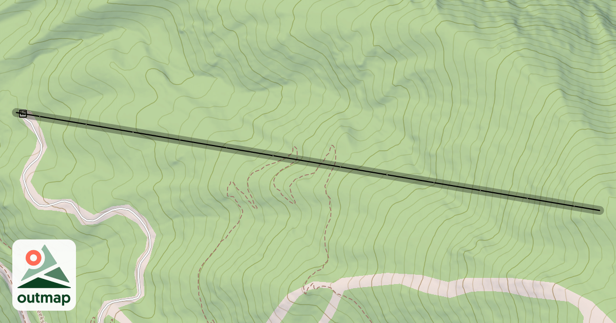 Map of Mahogany Ridge Lift Line