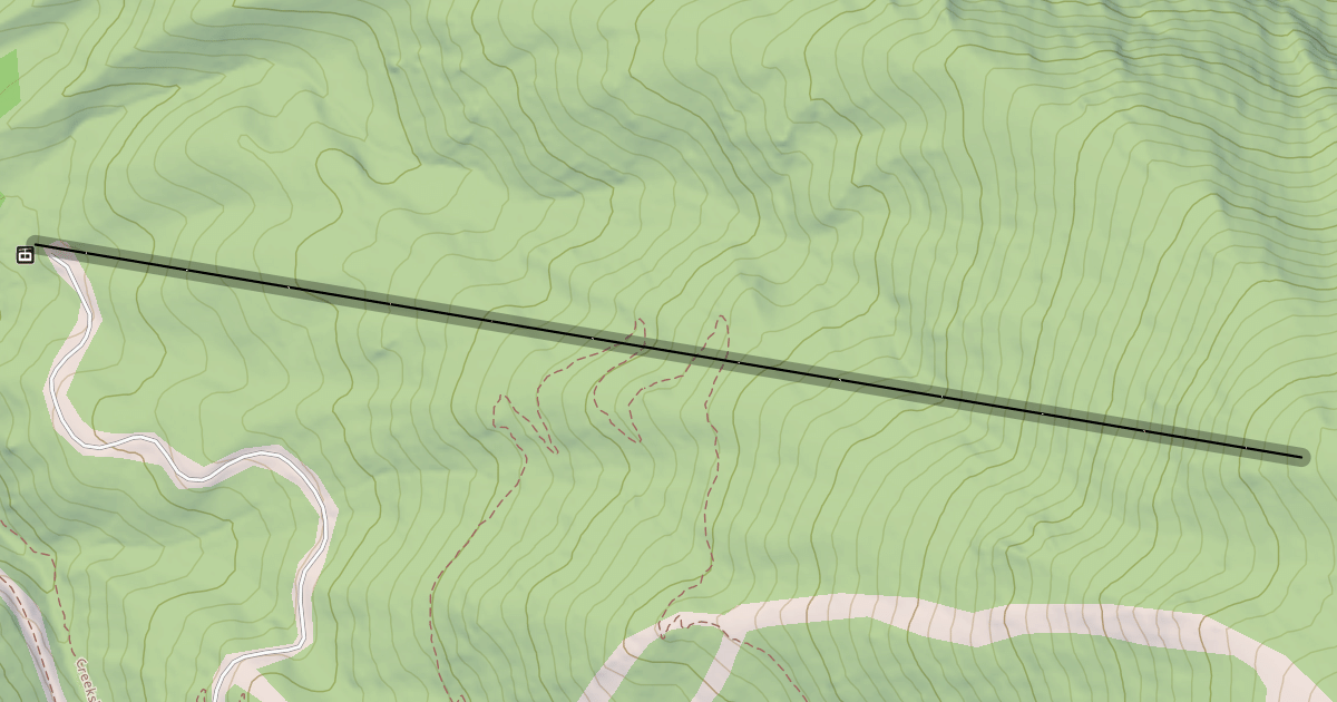 Map preview of Mahogany Ridge Lift Line