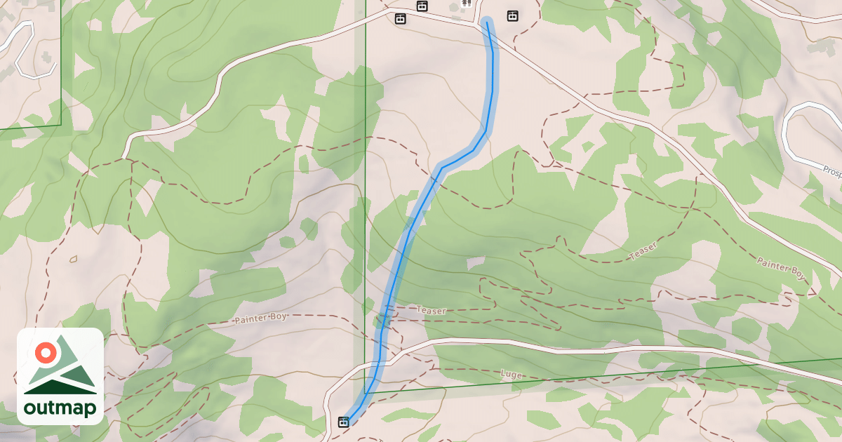 Map of Little Lizzie
