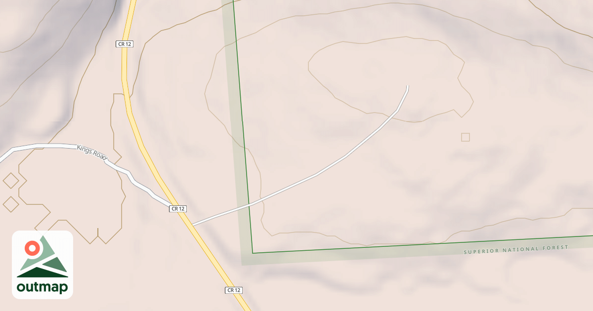 Map of GUNFLINT TOWER ROAD