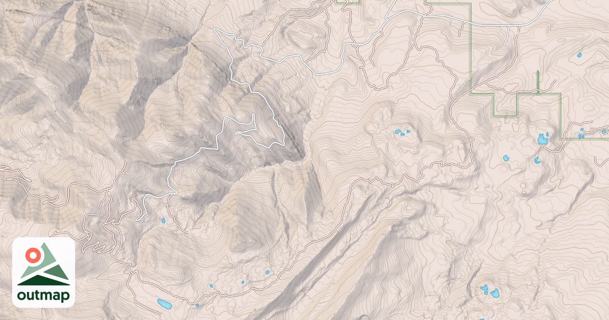 Map of BENBOW JEEP TRAIL