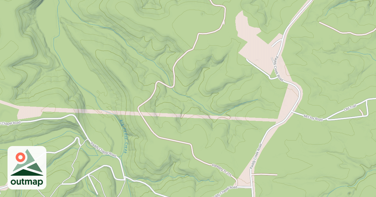 Map of PADDY CHAPEL