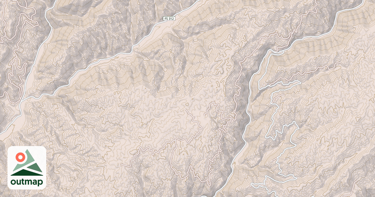 Map of Crooked Pike Loop