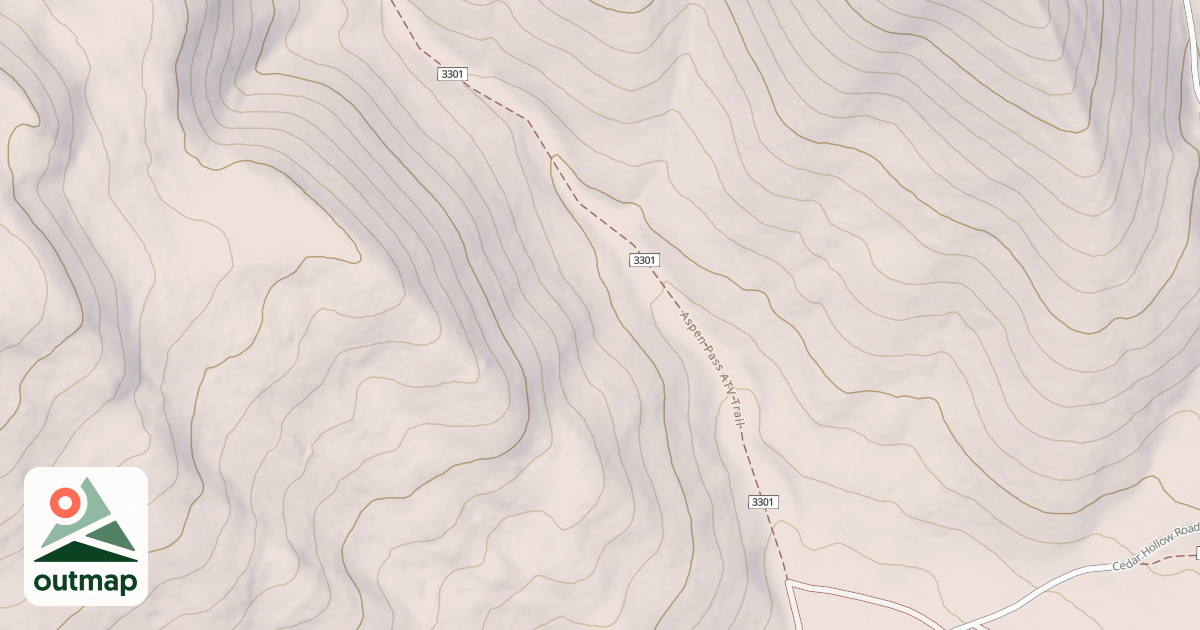 Map of ASPEN PASS ATV
