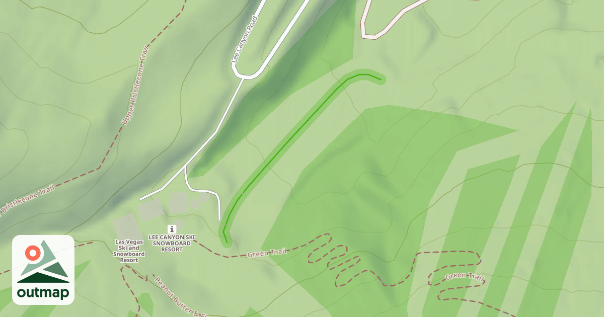 Map of Rabbit Peak