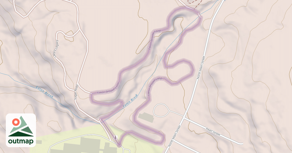 Map of Eaton Brooke Loop