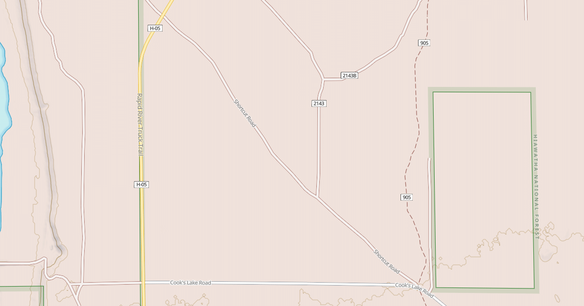Map preview of SHORTCUT