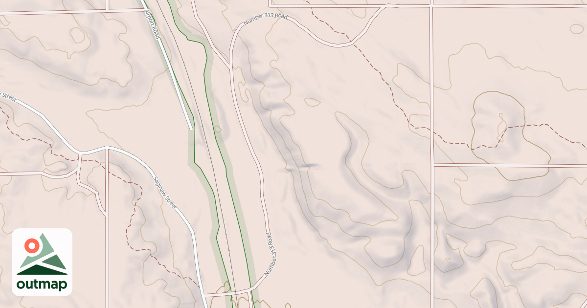 Map of Ogemaw Hills Trail