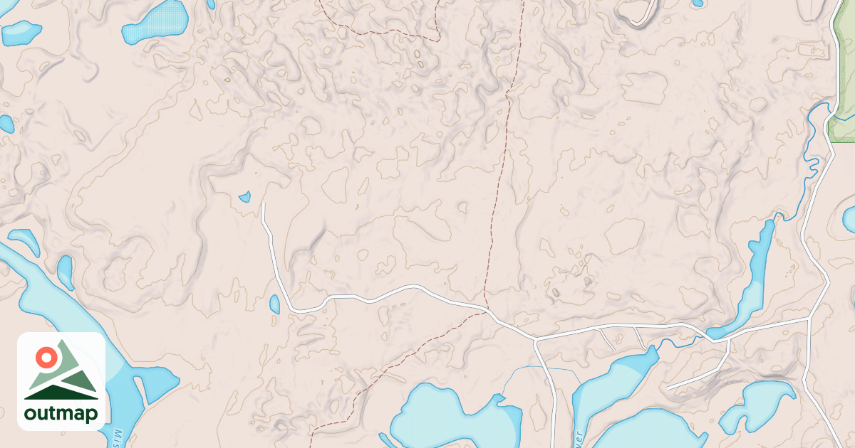 Map of Miller-Black Bear Trail