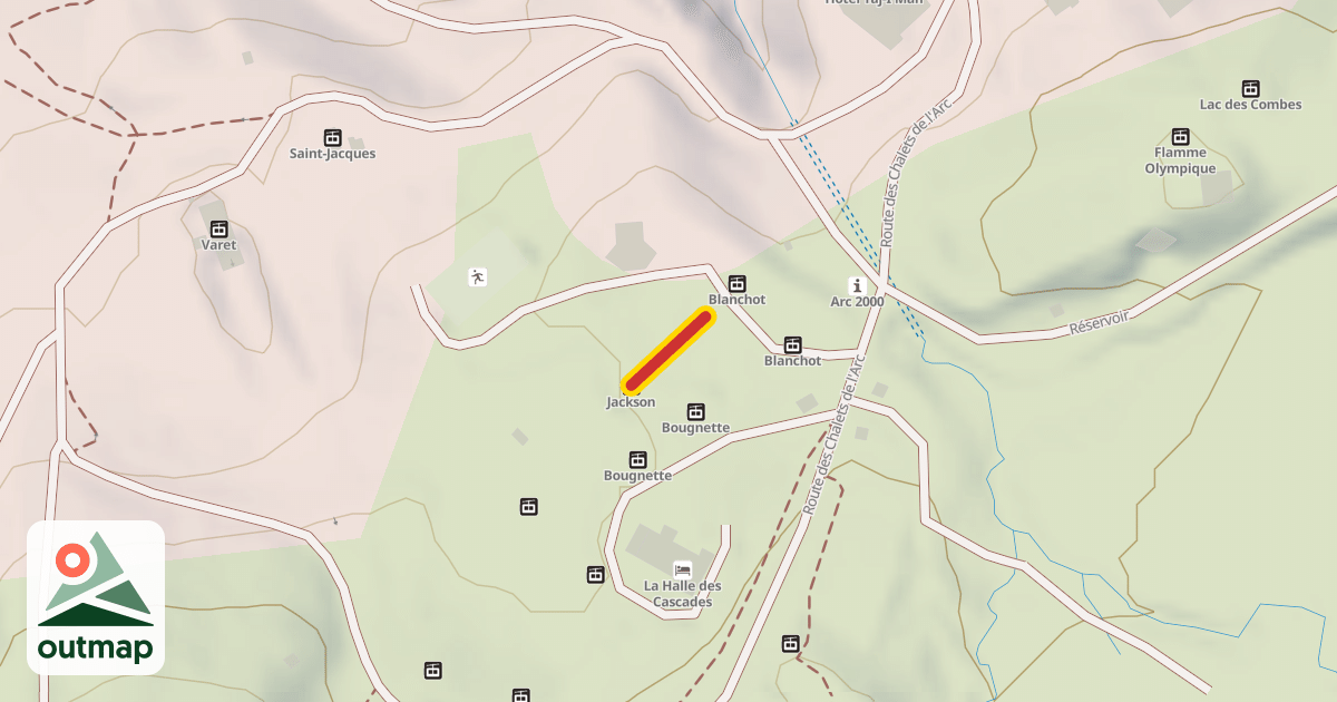 Map of Jackson