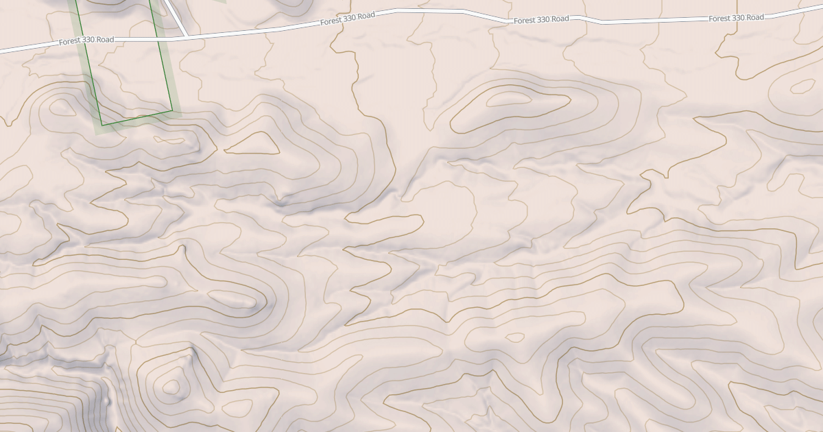 Map preview of USFS National Forest System Roads {3DF6176F-BDED-4E46-B461-1F2CBFA71EA8}