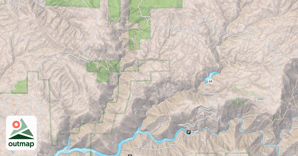 Map of BIG X MTN