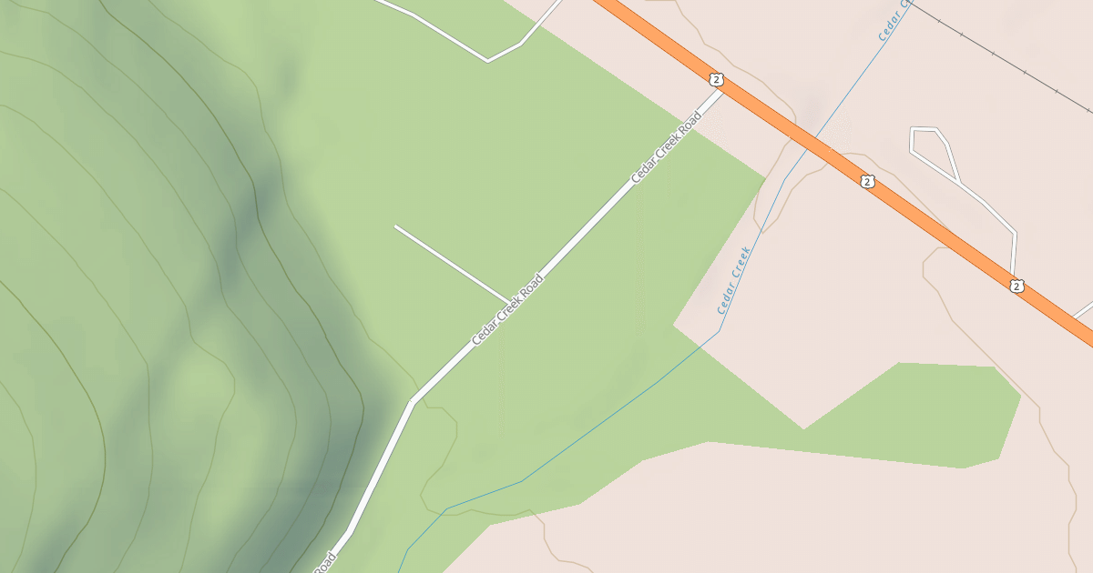 Map preview of CEDAR CREEK