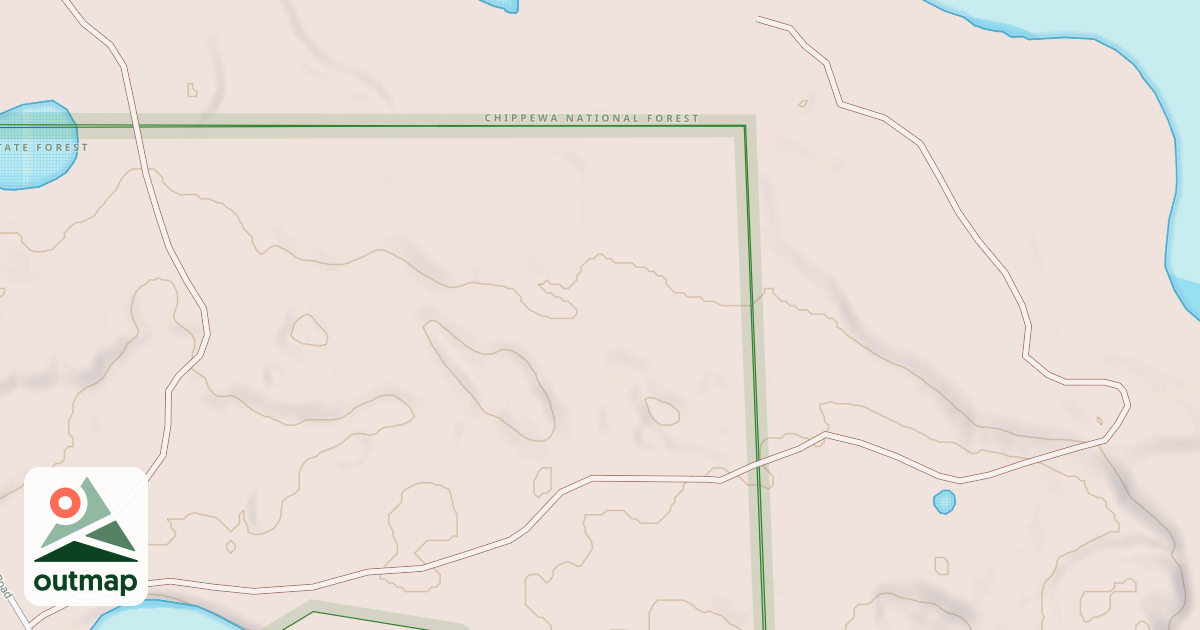 Map of DAVID LAKE ROAD SPUR A