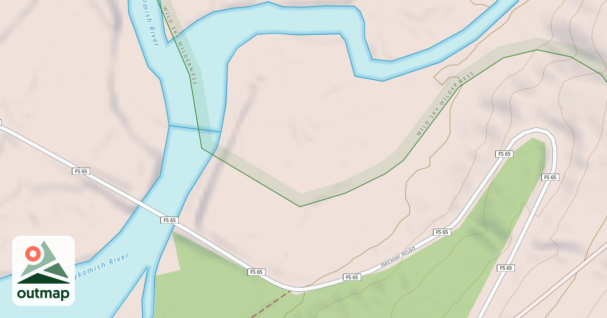 Map of USFS Motor Vehicle Use Map Roads {B89A6B4F-CD53-4E14-8281-A7FB4D9E2365}
