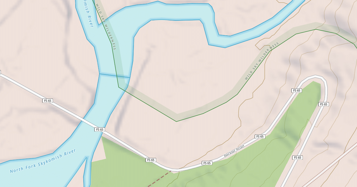 Map preview of USFS Motor Vehicle Use Map Roads {B89A6B4F-CD53-4E14-8281-A7FB4D9E2365}