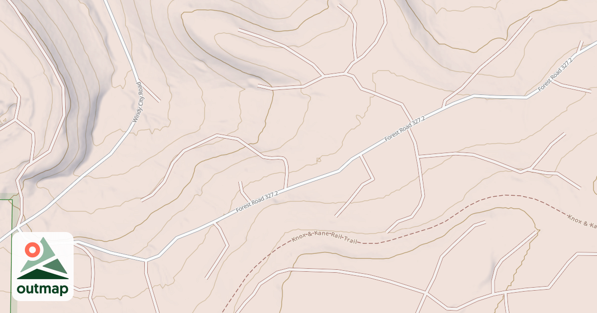 Map of COON RUN -2