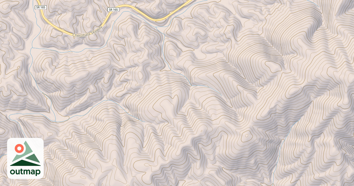 Map of TURKEY CR. MTN. ORV