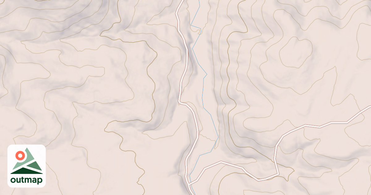 Map of South Fork Bear Creek