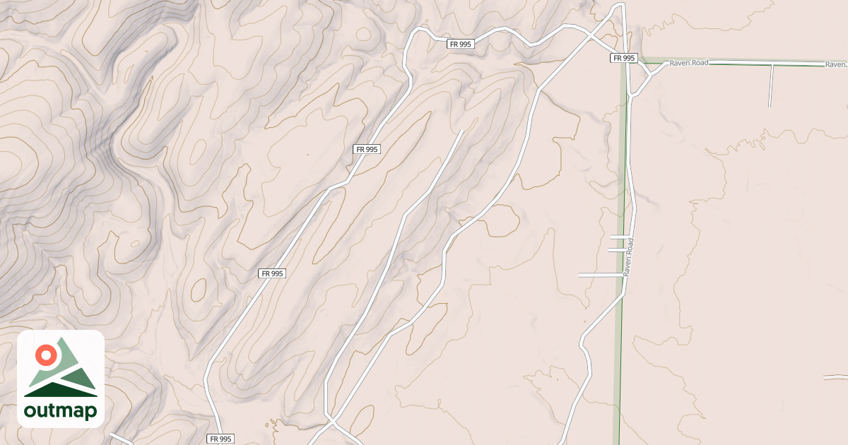 Map of WEST PEAVINE