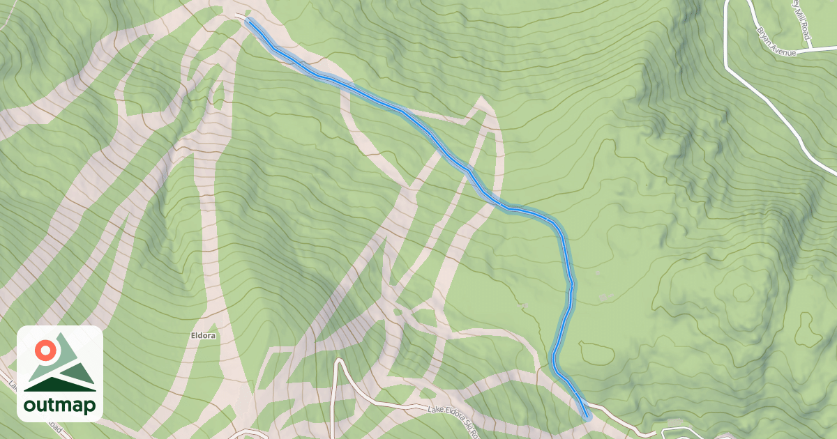 Map of Eldora Spur