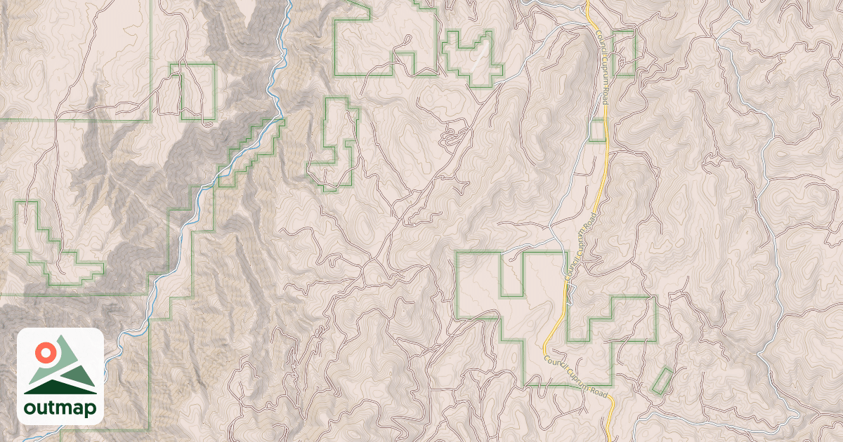 Map of DITCH CREEK