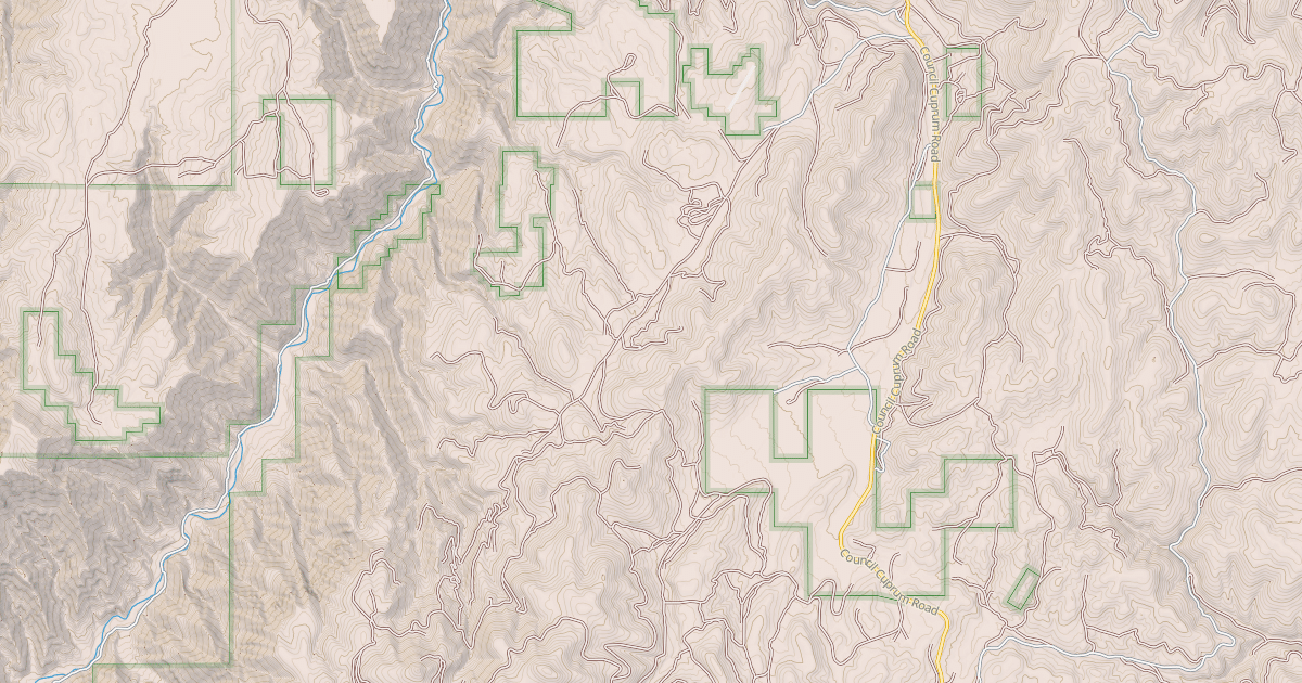 Map preview of DITCH CREEK