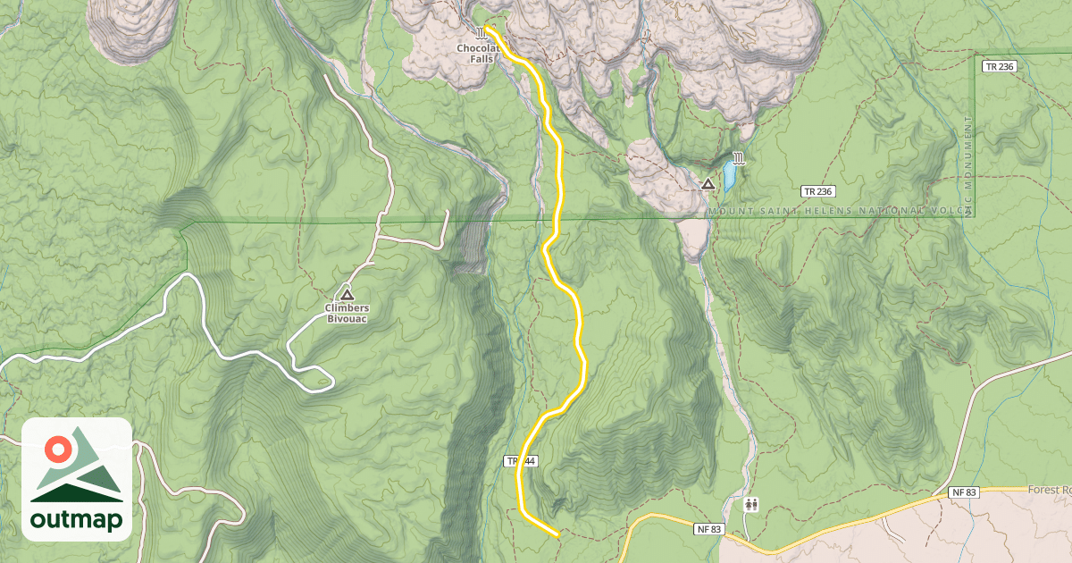 Map of Swift Creek Ski Trail