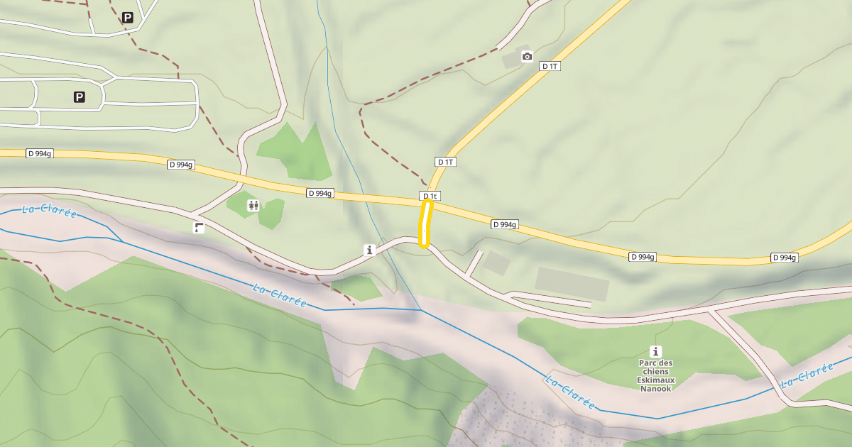 Map preview of Les Clapières - Roublon / Col de l'Échelle