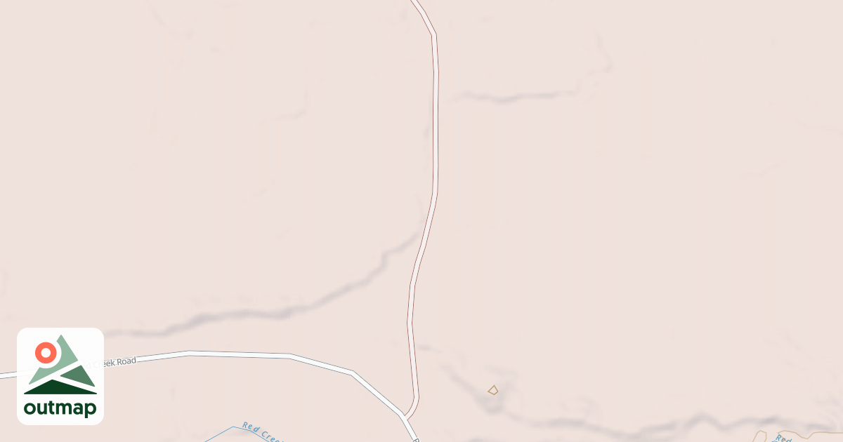 Map of RED CREEK WEST