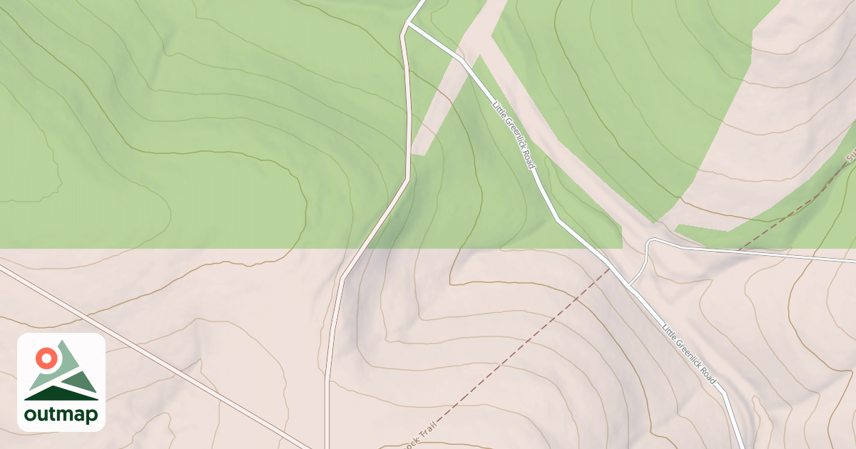 Map of Susquehannock State Forest Snowmobile Trails